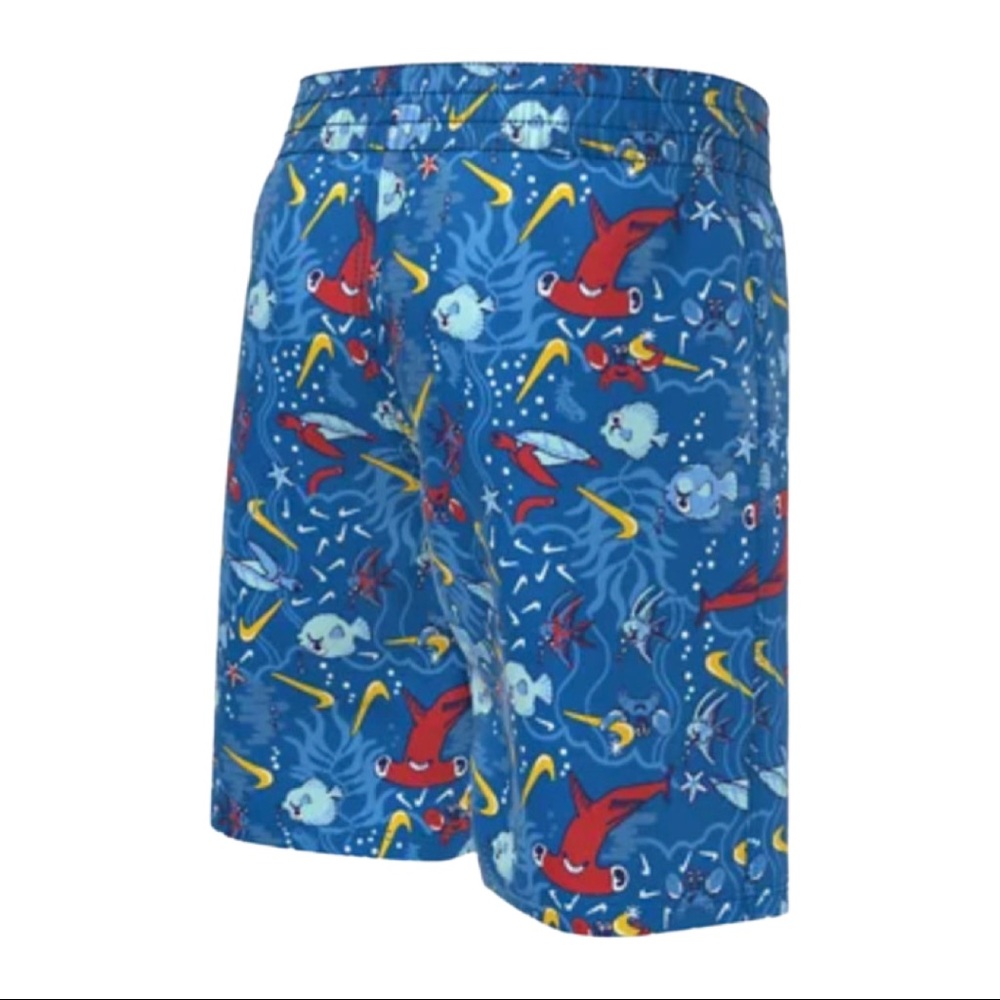 NWT Nike Boy’s Sea Friends Swim Shorts Size 6/7 - Picture 3 of 4